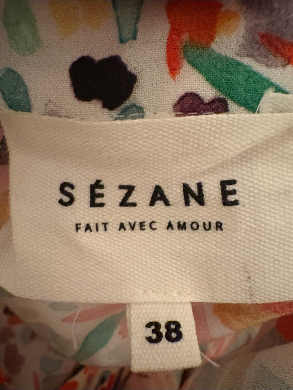 Sezane blouse. Size 38 euro. Excellent condition - Picture 5 of 8